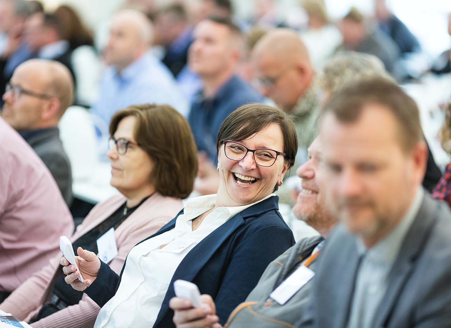 Simultandolmetscherin Caterina Saccani